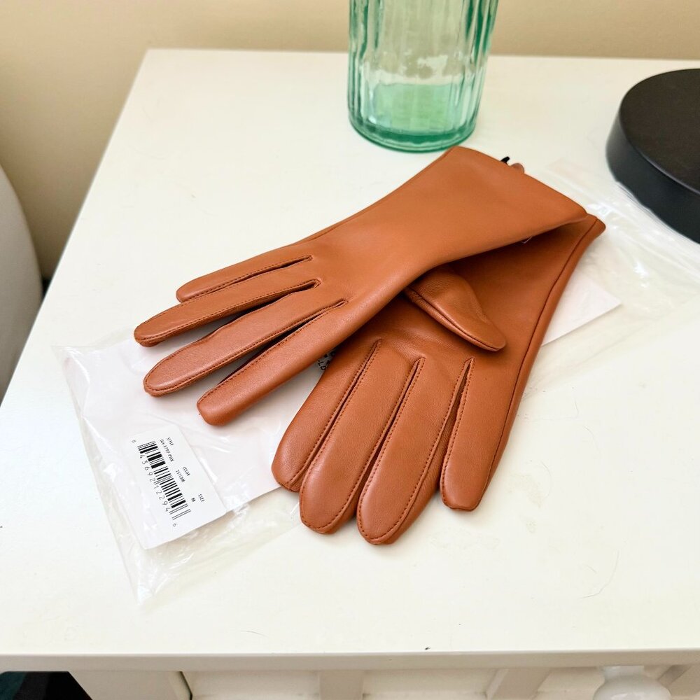 NWT Phenix Cashmere Leather Gloves